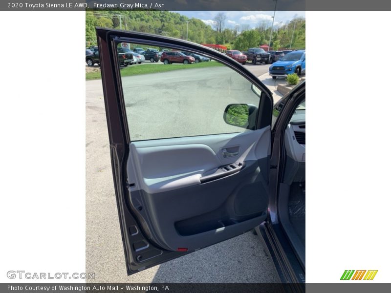 Predawn Gray Mica / Ash 2020 Toyota Sienna LE AWD