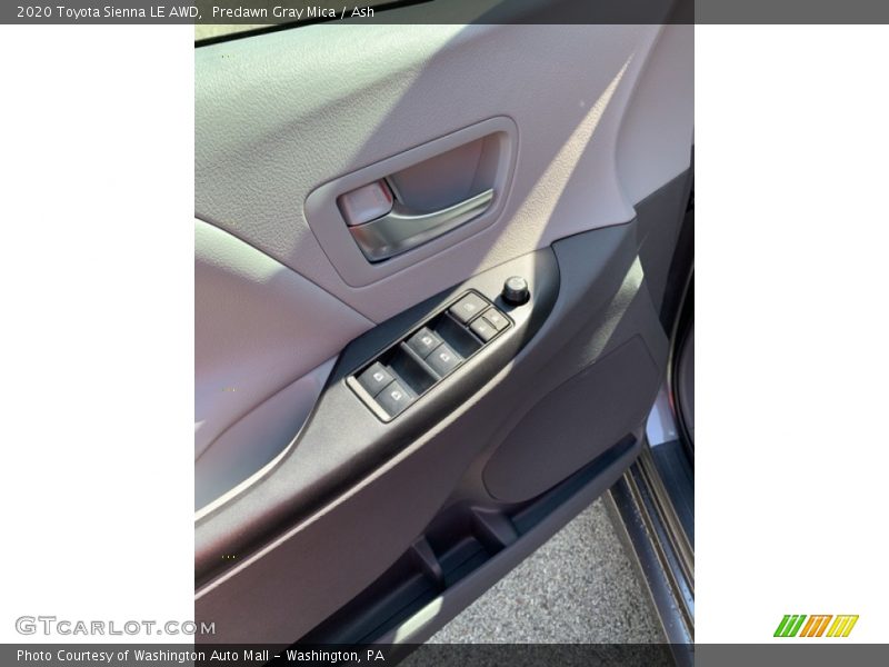 Predawn Gray Mica / Ash 2020 Toyota Sienna LE AWD