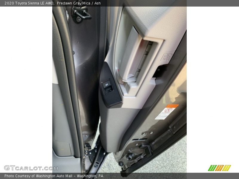 Predawn Gray Mica / Ash 2020 Toyota Sienna LE AWD