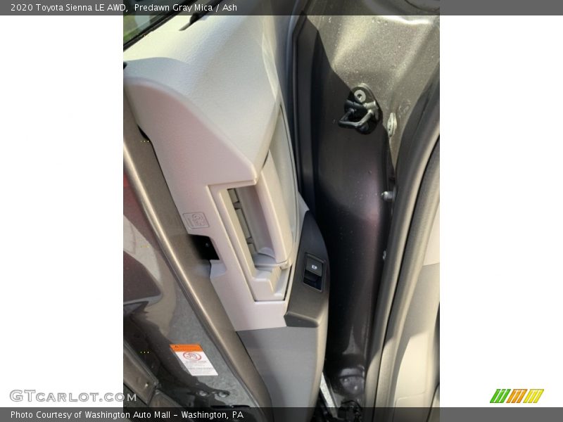 Predawn Gray Mica / Ash 2020 Toyota Sienna LE AWD