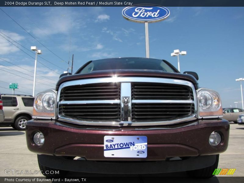 Deep Molten Red Pearl / Medium Slate Gray 2004 Dodge Durango SLT