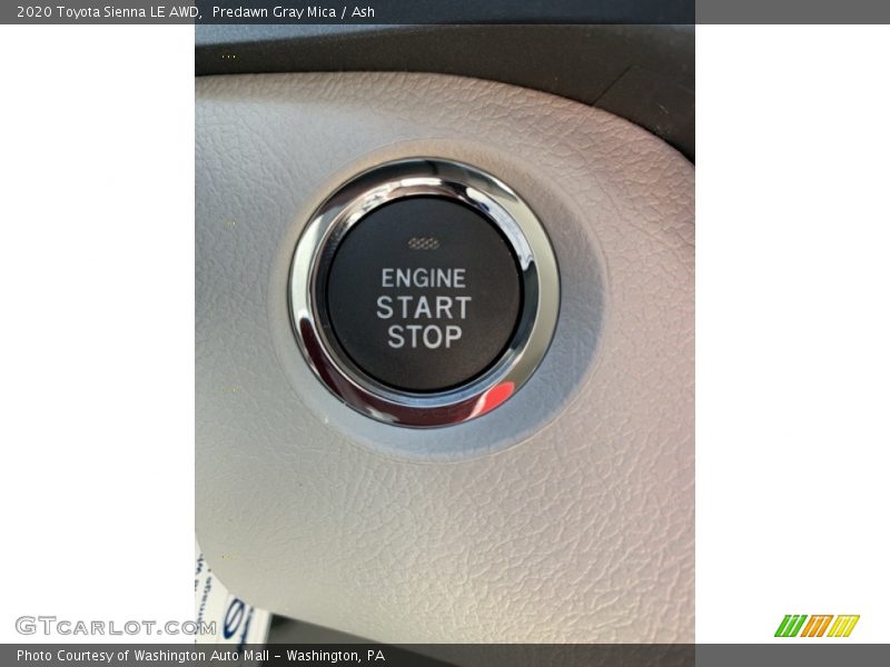 Predawn Gray Mica / Ash 2020 Toyota Sienna LE AWD