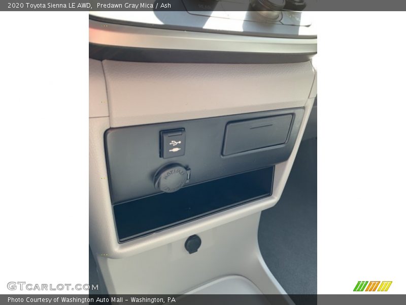 Predawn Gray Mica / Ash 2020 Toyota Sienna LE AWD