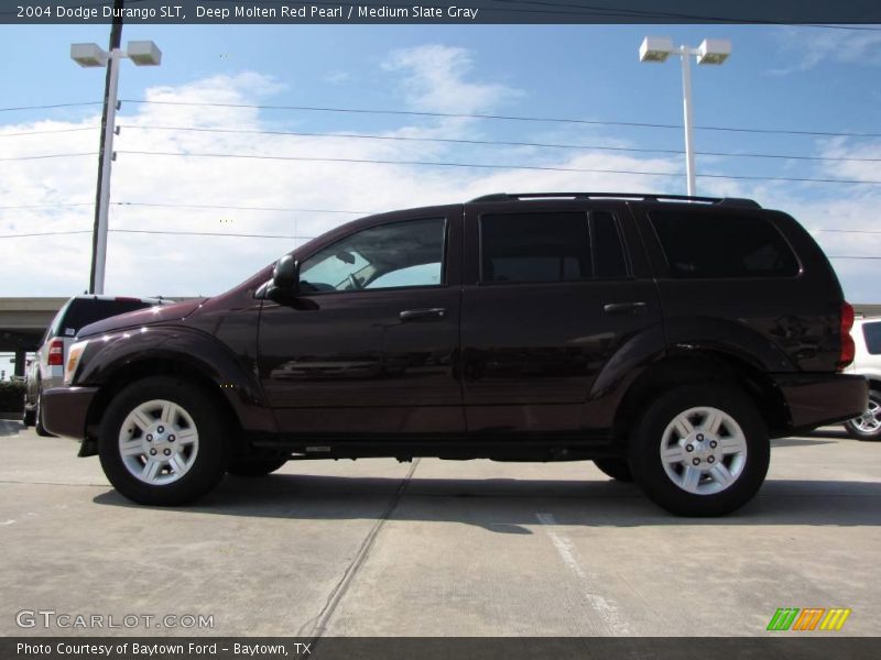 Deep Molten Red Pearl / Medium Slate Gray 2004 Dodge Durango SLT