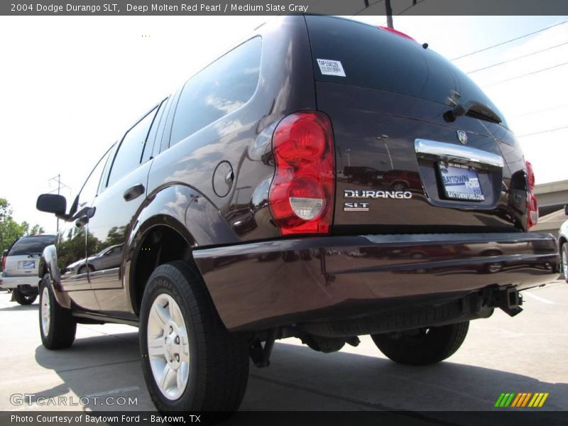 Deep Molten Red Pearl / Medium Slate Gray 2004 Dodge Durango SLT
