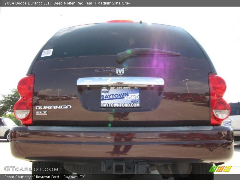 Deep Molten Red Pearl / Medium Slate Gray 2004 Dodge Durango SLT
