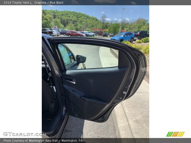 Graphite / Blue Black 2019 Toyota Yaris L