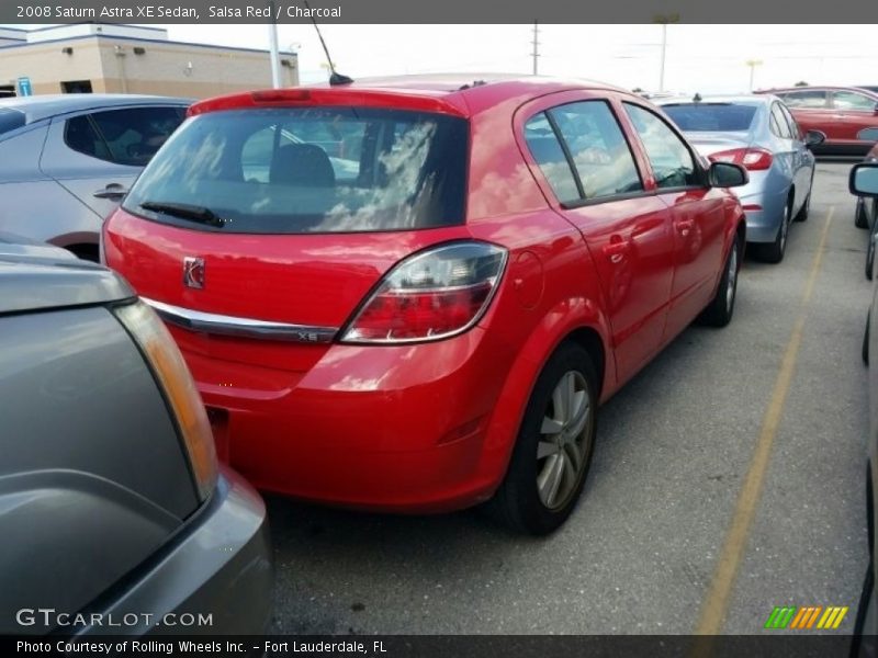 Salsa Red / Charcoal 2008 Saturn Astra XE Sedan