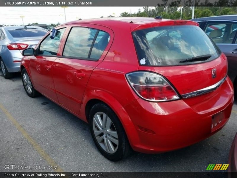 Salsa Red / Charcoal 2008 Saturn Astra XE Sedan