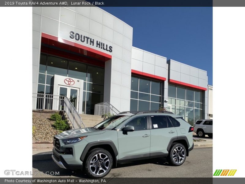 Lunar Rock / Black 2019 Toyota RAV4 Adventure AWD