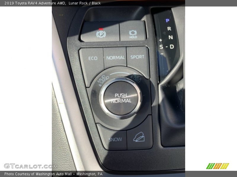 Lunar Rock / Black 2019 Toyota RAV4 Adventure AWD
