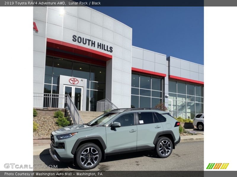 Lunar Rock / Black 2019 Toyota RAV4 Adventure AWD