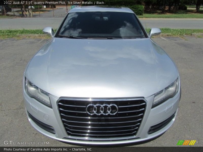 Ice Silver Metallic / Black 2012 Audi A7 3.0T quattro Premium Plus