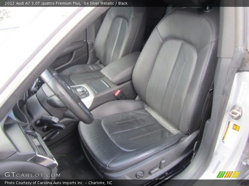 Ice Silver Metallic / Black 2012 Audi A7 3.0T quattro Premium Plus