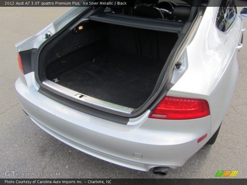 Ice Silver Metallic / Black 2012 Audi A7 3.0T quattro Premium Plus