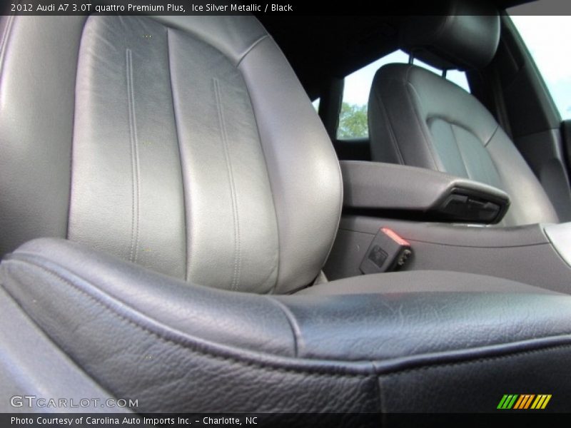Ice Silver Metallic / Black 2012 Audi A7 3.0T quattro Premium Plus