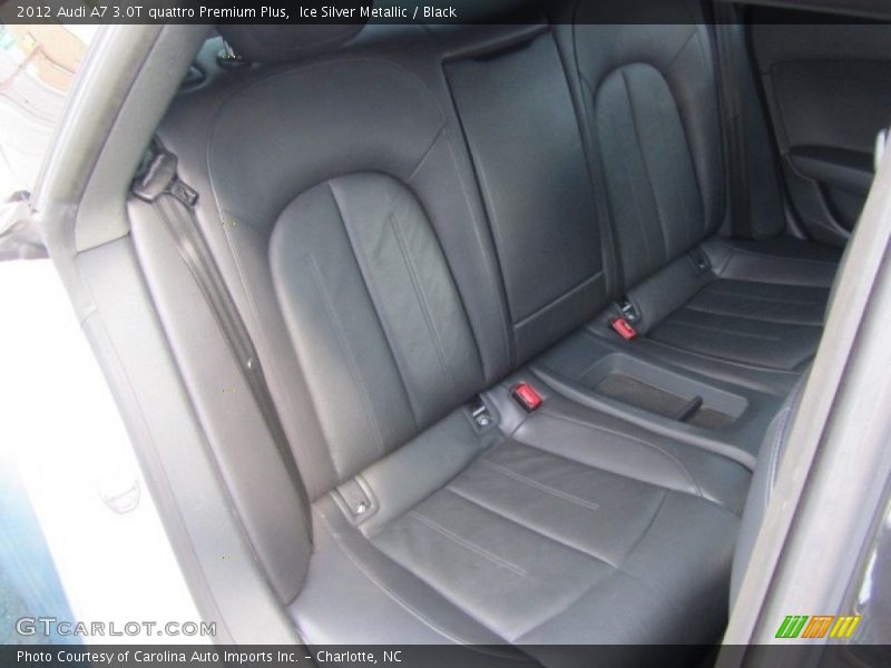 Ice Silver Metallic / Black 2012 Audi A7 3.0T quattro Premium Plus
