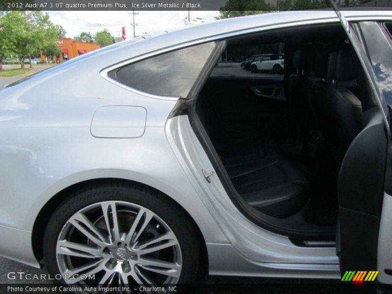 Ice Silver Metallic / Black 2012 Audi A7 3.0T quattro Premium Plus