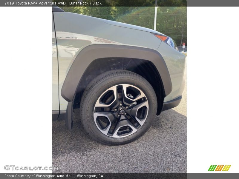 Lunar Rock / Black 2019 Toyota RAV4 Adventure AWD