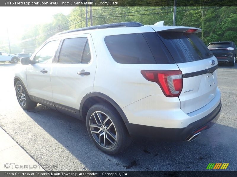 Ingot Silver Metallic / Ebony Black 2016 Ford Explorer Sport 4WD
