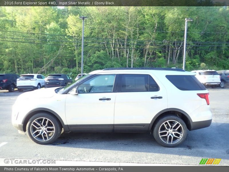 Ingot Silver Metallic / Ebony Black 2016 Ford Explorer Sport 4WD