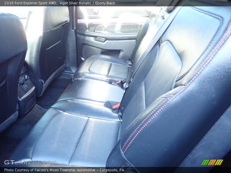 Ingot Silver Metallic / Ebony Black 2016 Ford Explorer Sport 4WD
