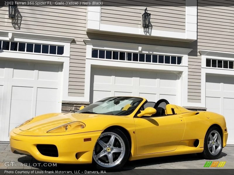 Giallo (Yellow) / Nero (Black) 2003 Ferrari 360 Spider F1