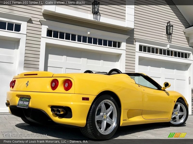 Giallo (Yellow) / Nero (Black) 2003 Ferrari 360 Spider F1