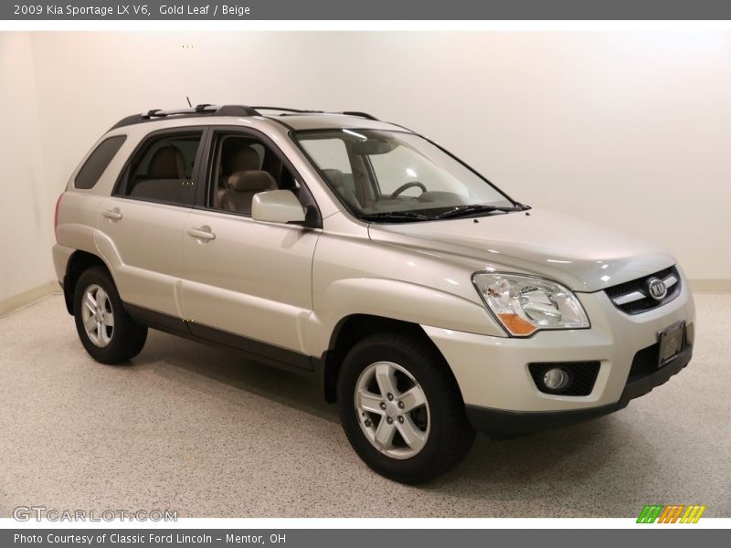 Gold Leaf / Beige 2009 Kia Sportage LX V6