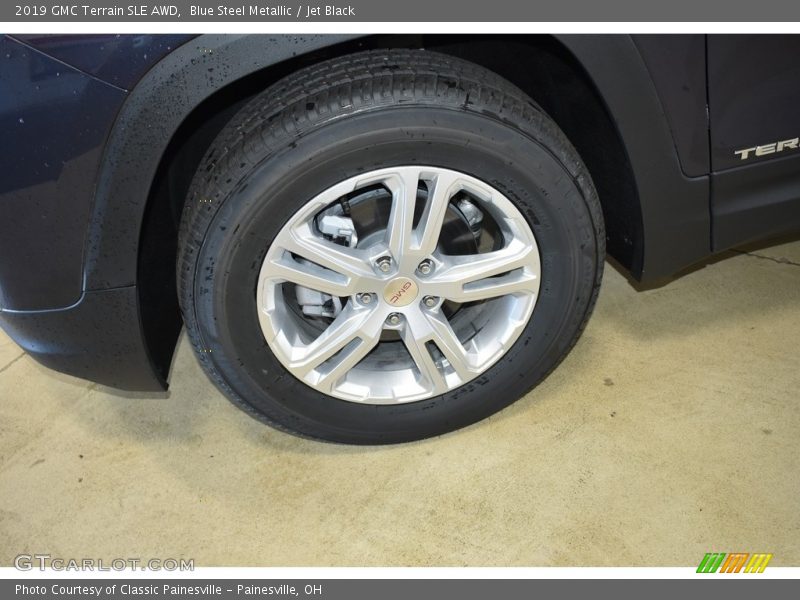 Blue Steel Metallic / Jet Black 2019 GMC Terrain SLE AWD