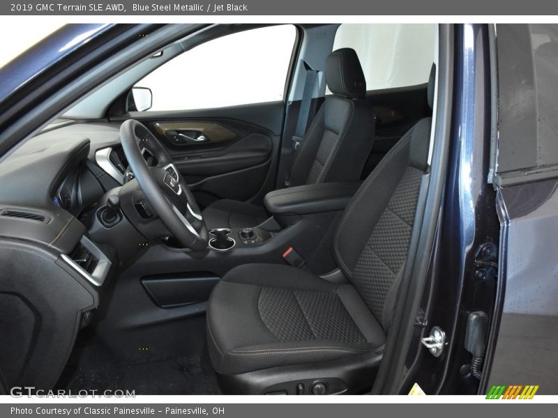 Blue Steel Metallic / Jet Black 2019 GMC Terrain SLE AWD
