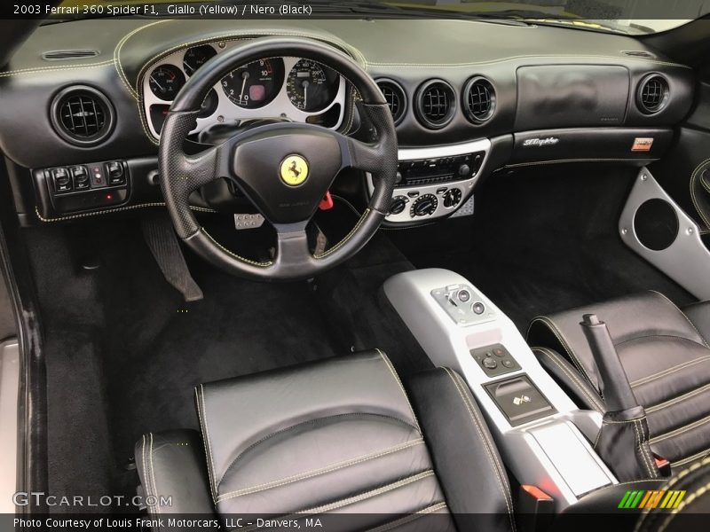  2003 360 Spider F1 Nero (Black) Interior