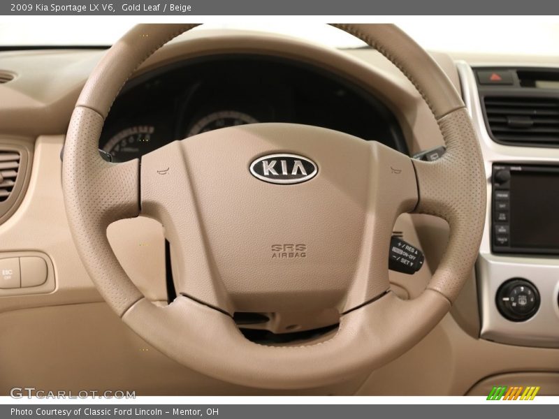 Gold Leaf / Beige 2009 Kia Sportage LX V6