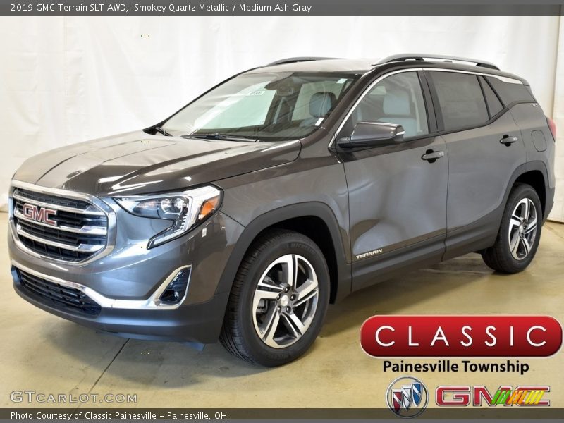 Smokey Quartz Metallic / Medium Ash Gray 2019 GMC Terrain SLT AWD