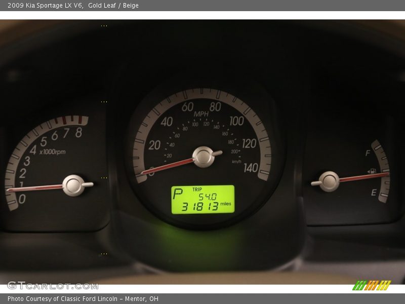 Gold Leaf / Beige 2009 Kia Sportage LX V6