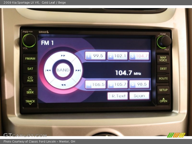 Gold Leaf / Beige 2009 Kia Sportage LX V6