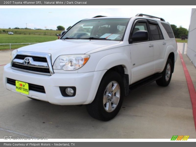 Natural White / Dark Charcoal 2007 Toyota 4Runner SR5