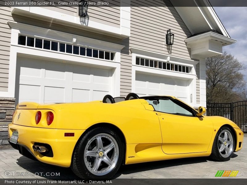 Giallo (Yellow) / Nero (Black) 2003 Ferrari 360 Spider F1