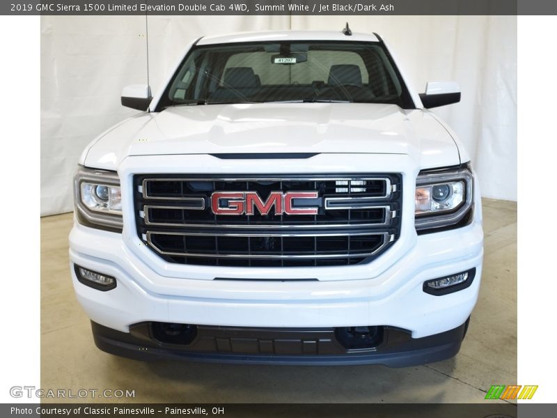 Summit White / Jet Black/Dark Ash 2019 GMC Sierra 1500 Limited Elevation Double Cab 4WD