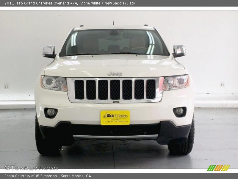 Stone White / New Saddle/Black 2011 Jeep Grand Cherokee Overland 4x4