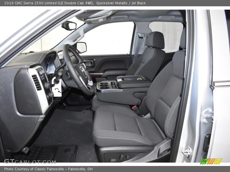 Quicksilver Metallic / Jet Black 2019 GMC Sierra 1500 Limited SLE Double Cab 4WD