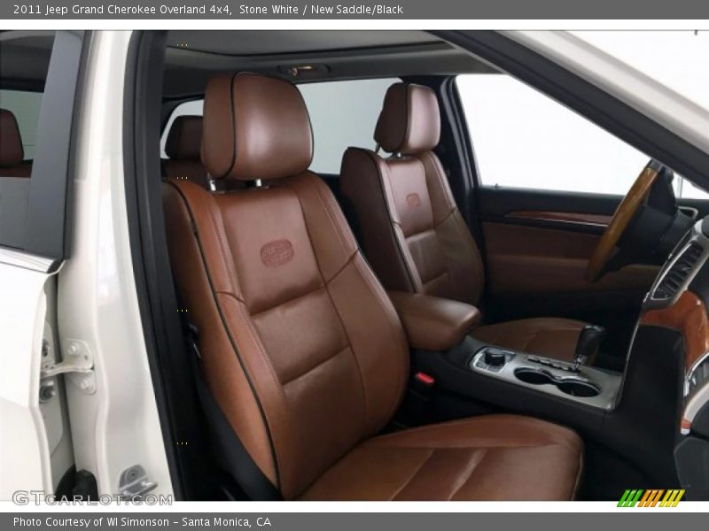 Stone White / New Saddle/Black 2011 Jeep Grand Cherokee Overland 4x4