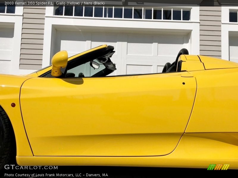 Giallo (Yellow) / Nero (Black) 2003 Ferrari 360 Spider F1