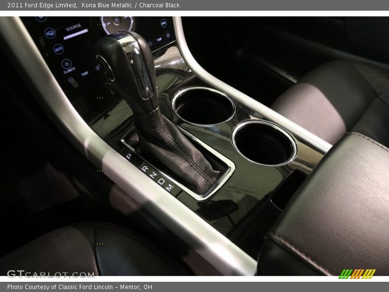 Kona Blue Metallic / Charcoal Black 2011 Ford Edge Limited