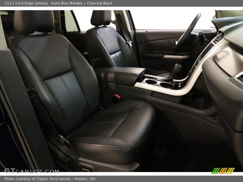 Kona Blue Metallic / Charcoal Black 2011 Ford Edge Limited