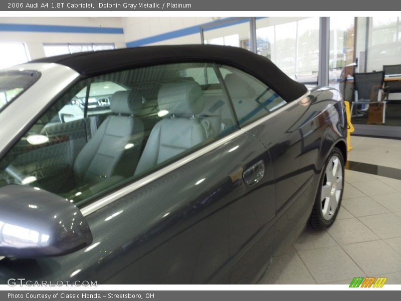 Dolphin Gray Metallic / Platinum 2006 Audi A4 1.8T Cabriolet