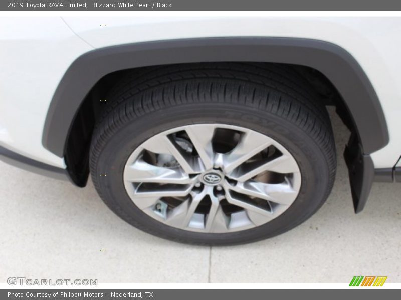 Blizzard White Pearl / Black 2019 Toyota RAV4 Limited