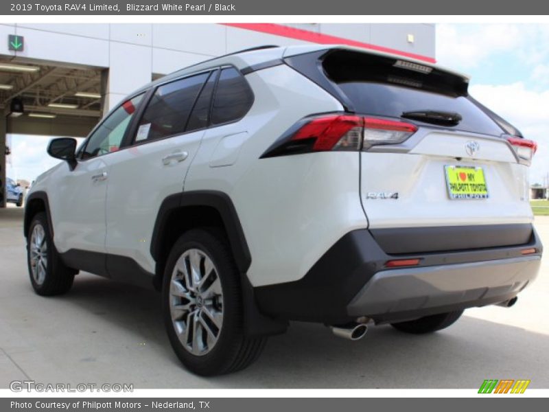 Blizzard White Pearl / Black 2019 Toyota RAV4 Limited