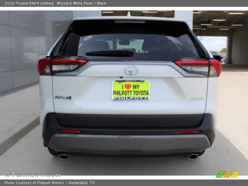 Blizzard White Pearl / Black 2019 Toyota RAV4 Limited