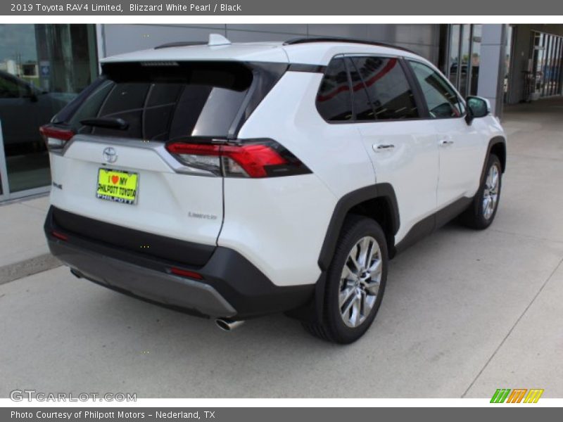 Blizzard White Pearl / Black 2019 Toyota RAV4 Limited